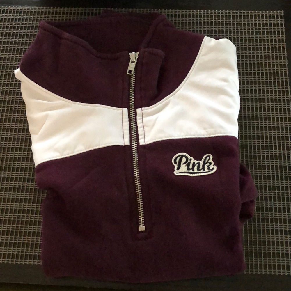 3/4 zip sweatshirt from pink